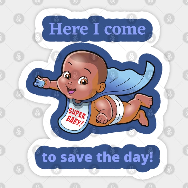 Super Baby! Sticker by masksutopia